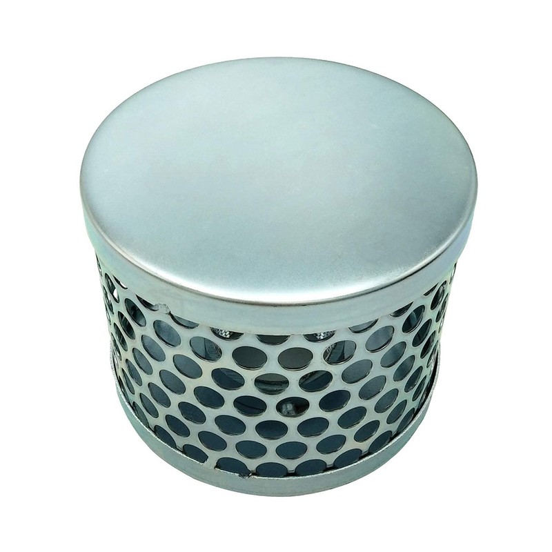 Round Hole Suction Strainers for Pump, Plated Steel (3“)
