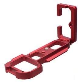 INPON L-Shaped Quick Release Bracket, Arca-Swiss Compatible, 1/4" Screw, For SONY α7/α7r Only, Red