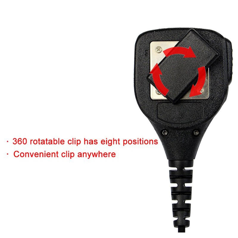 Retevis Walkie Talkies Speaker Mic,Compatible with Motorola CP200 CP200D CP100D