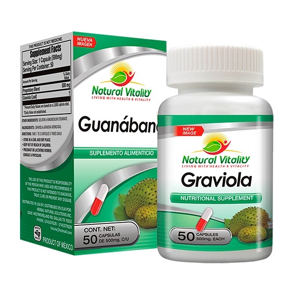 Natural Vitality Guanabana 50 cápsulas