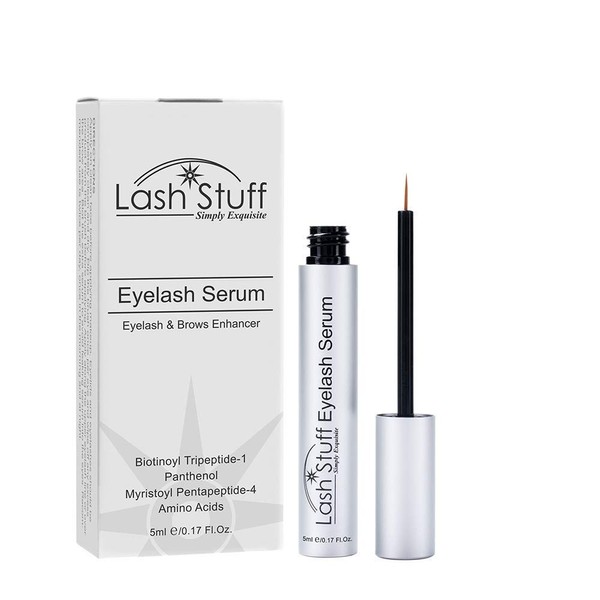 Lash Stuff Eyelash & Eyebrow Growth Serum - 5 Month Supply - 5ml