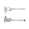 QWORK Dial Calipers, 0-15cm Caliper Measuring Tool, 0.02mm Graduation Interval,