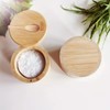 Wooden Seasoning Container for Salt and Spices – Lidded Condiment