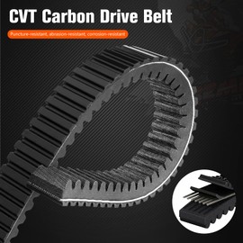 CVT Carbon Drive Belt for 2014-2019 Polaris Ranger 500 570 Crew EPS, ACE 500 570, Replace for 3211169 25G4076