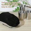 Saihisday 10Packed Silver Storage Bags, Anti-Tarnish Jewelry Storage Bags, Fabric