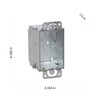 Hubbell-Raco 500 Switch Box with Plaster Ears, 2-1/2" Depth, 1/2"