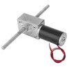 24V Double Shaft Metal Gearbox Turbo Worm Speed Reduction Gear