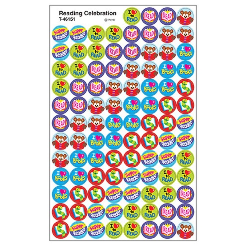 Trend Reading Celebration Reward Stickers