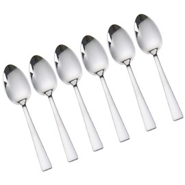 faderic 6-Piece Dinner Spoons,Table Spoons Flatware Stainless Steel Mirror Polishing 7.08-Inch