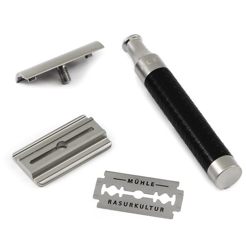 MÜHLE Rocca Stainless Steel Black Safety Razor