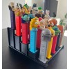 Pez Dispenser Stadium Display Stand, Display Case Holds 25 Footed