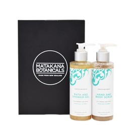 Matakana Botanicals EB C&M Breeze Shower Gel Body Scrub Scrub Body Care Set Cucumber & Mint Scent