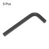 sourcing map 5pcs Hex Key Wrench 8mm L-Shape Hexagon Metric