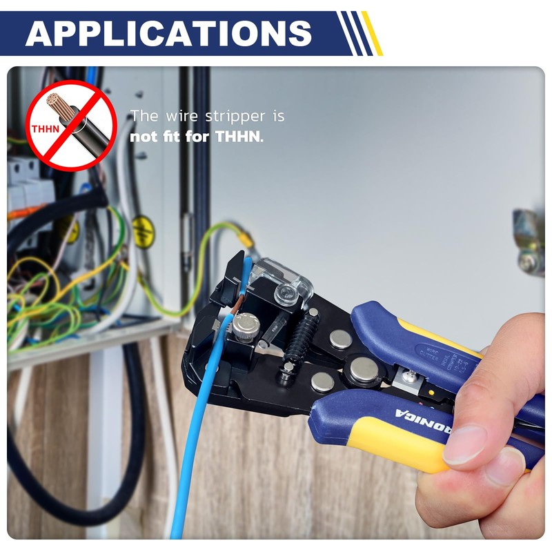 haisstronica 201PCS Wire Stripper Kit - Automatic Wire Stripping Tool