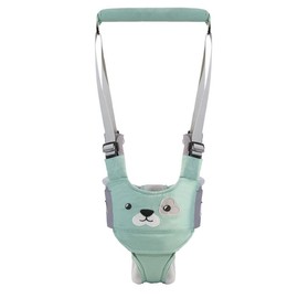 Baby Walking Harnesses Backpack, Safety Assistant Learning Walk Helper, Handheld Adjustable Wings Protective Belt - Color: Green, Size: 6-24 Months