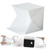 CIYODO Led Photo Light Box Tent 20cm Portable Softbox 4