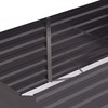 Outsunny Galvanized Raised Garden Bed Kit with Reinforcing Bars, Large