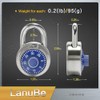 LanuBe Standard Dial Combination Lock, 2 in. Wide, with Different