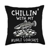 Kuhli Loach Fish Lover Freshwater Aquarium Fish Throw Pillow