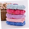 FRCOLOR Bowknot Microfiber Hair Drying Cap for Quick Absorption Lightweight