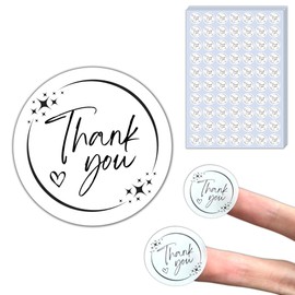 700 Pieces, 25mm - Thank You Stickers Labels for Small Business, Order Packaging