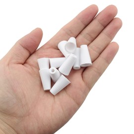 ZZLZX 30PCS Shutter Threaded Drawstring Tassels Pull Cord Tassels Plastic Blinds Cord Knob Drip Ends Plastic Window Blind Cord Knobs Drops Pull End for Blinds or Shades