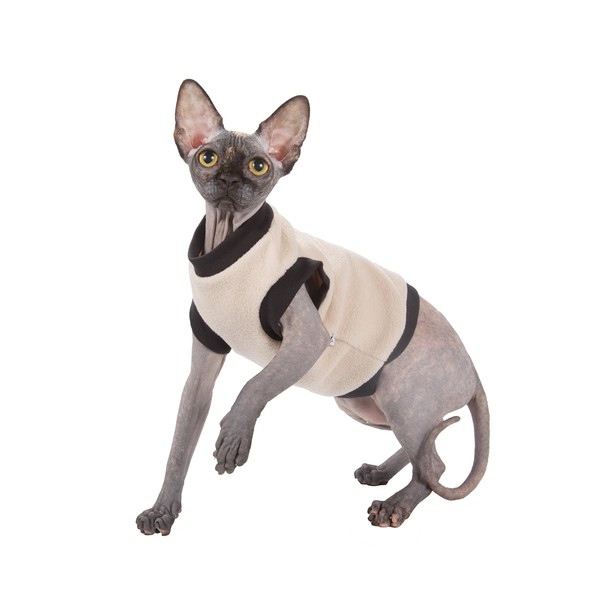 Kotomoda Cat's Pullover Beige Fleece … (XS)