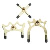 Topyond Set of 3 Reusable Billiard Bridge Heads - Aluminium