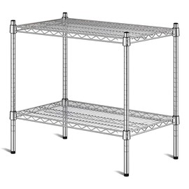Zedfire 18D x 30W x 27H NSF Chrome Wire Shelving - 2 Shelves, Heavy Duty Storage, Commercial Wire Rack