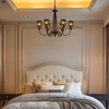 ALUCSET 6pcs Small Lamp Shades, 5.1 x 5.1in Metal Lamp