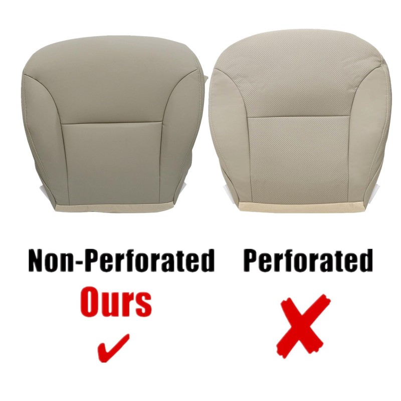 Pripirlod Driver Side Bottom Replacement Seat Cover Main Light Beige