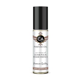 CA Perfume Impression of Elixir Pour Femme Essence for Women Fragrance Oil Amber Floral Scent Long Lasting Perfumes for Women Travel Size TSA Ready Mini Parfum Body Oil Roll-on 0.33 Fl Oz 10ml