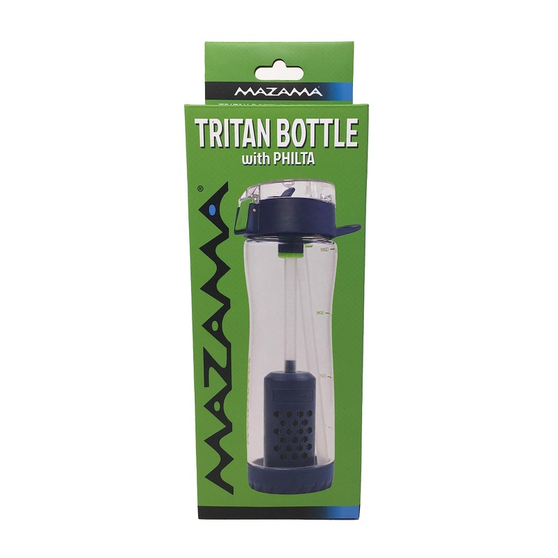 Tritan Hard Plastic Water Bottle - Filters 150 Gallons with
