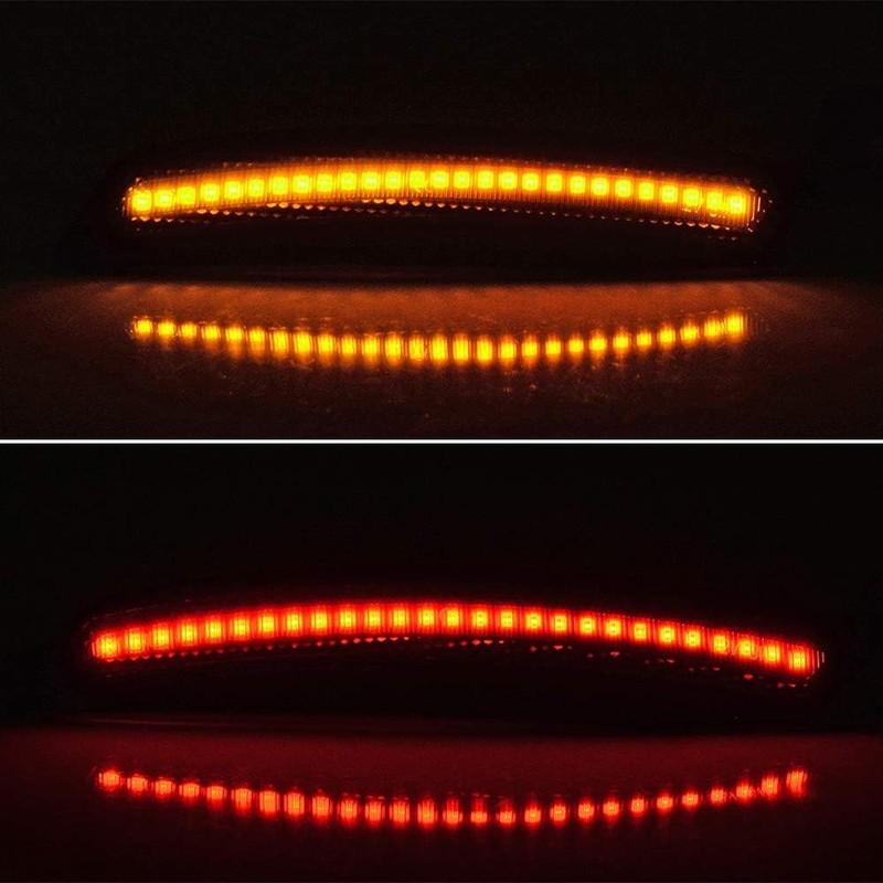 Yitoking 4 PCS LED Side Marker Lights Front and Rear