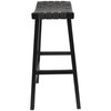 Deco 79 Rustic Birch Bar Stool, 18" x 11" x