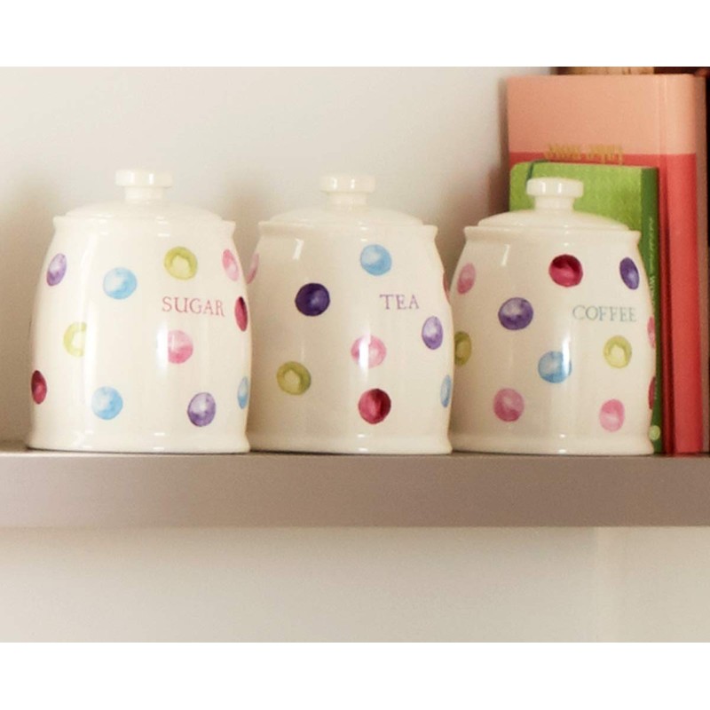 Cooksmart Ceramic Tea Canister | Tea Coffee Sugar Canisters For