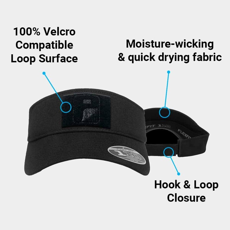 Visera táctica | Auténtico Flexfit + visera curvada ajustable |