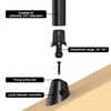 BLIKA 65 Pack Adjustable Baluster Connectors for Round Aluminum Balusters,