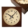 KATOMOKU Dual use clock 6 km-131BRRC Brown Radio Clock Continuous
