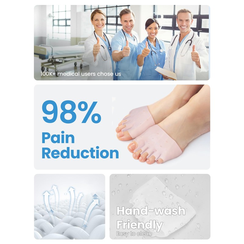 Habioer Toe Separators for Women - Podiatrist Recommended, Toe Spacers