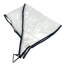 DONNA Women’s Rain Bonnet with Clear Visor | Waterproof Rain Hat, One Size Fits All | Hair Protection from Rain & Humidity, Black Color 1PC