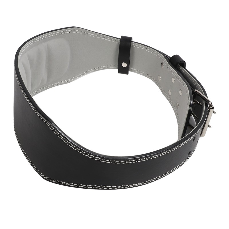 Weight Lifting Belt PU Leather Lumbar Back Support Thickened Powerlifting