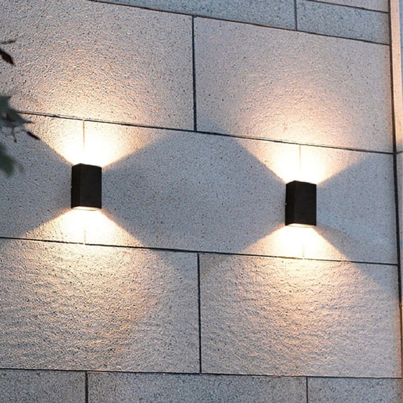 Up Down LED Wall Light Waterproof Aluminum Striped LED Wall