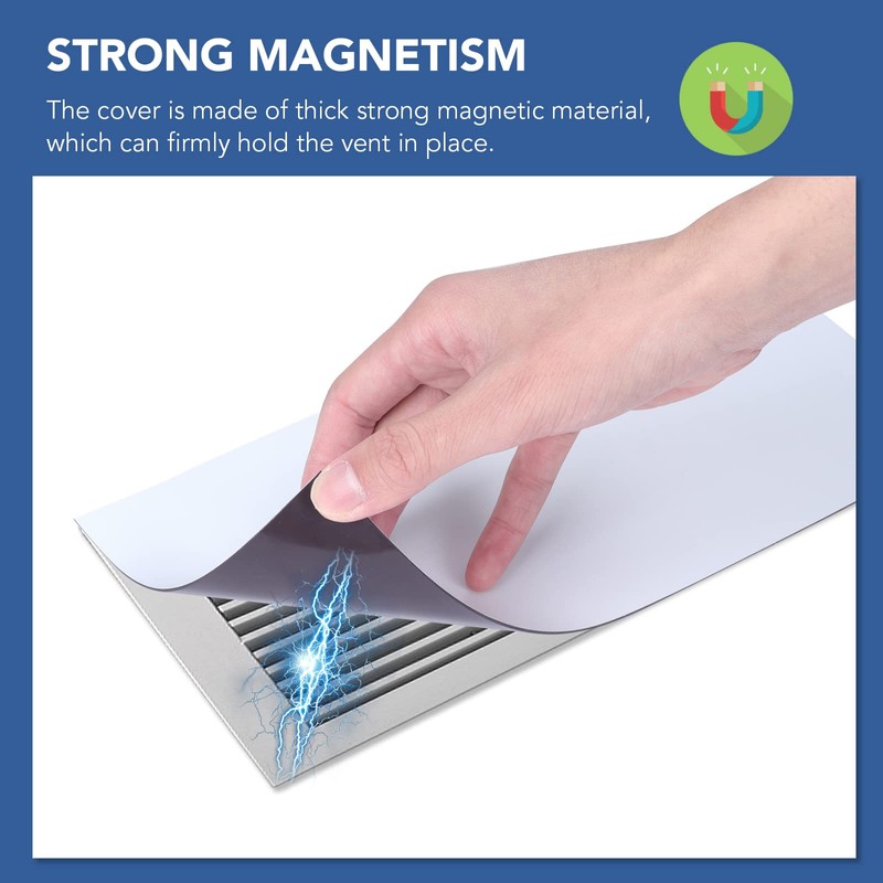 DIYMAG 4Pack Strong Magnetic Vent Covers, Magnets for Home Floor