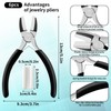 Nylon Jaw Pliers for Jewelry Making with 6 Replaceable Pliers