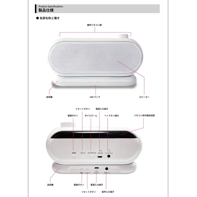 SaiEL Handheld Speaker with Remote Control Function, Easy Charging, Just
