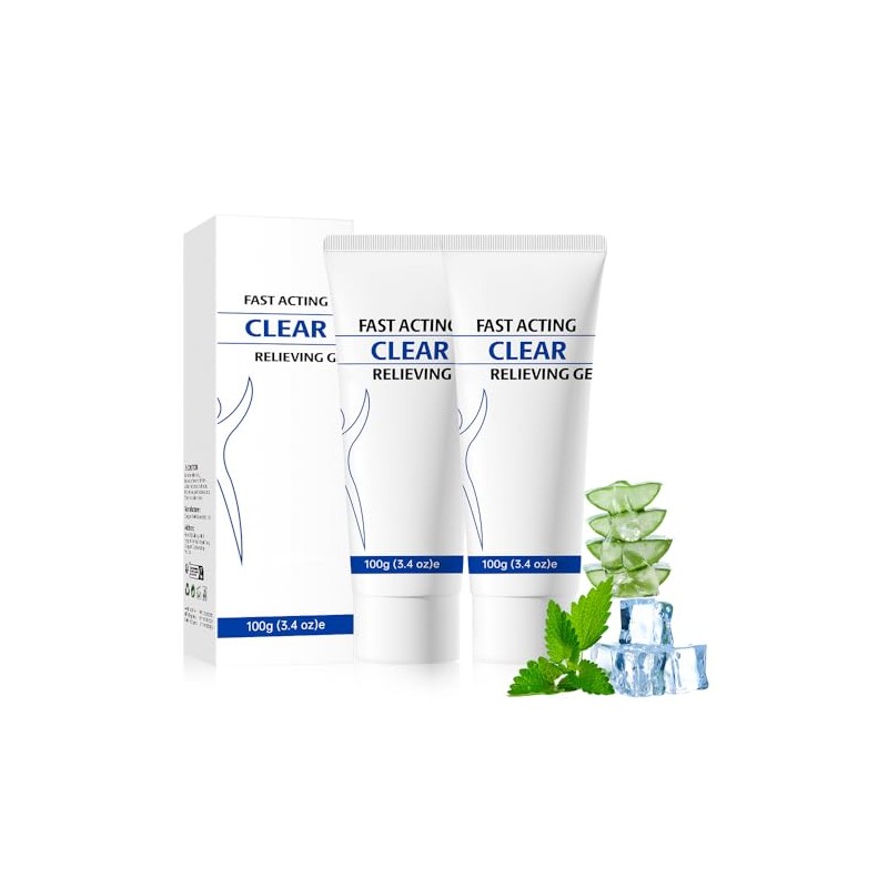 Fuwen 2pcs Soothing Cooling Gel Relieving Body Sports Gels Care