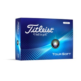 Titleist Tour Soft Golf Balls, White (One Dozen)