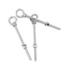 QWORK 316 Stainless Steel Machinery Eye Bolt with Shoulder, 5