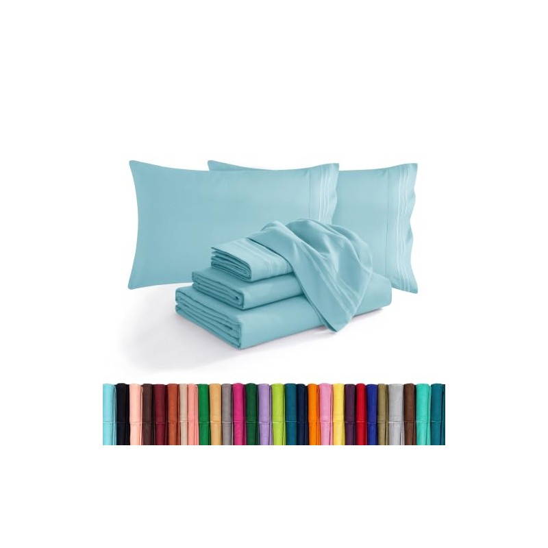 SandersCollection 1500 Thread Count Egyptian Quality 4 pc Sheet Set,